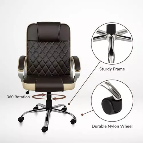 activa-kohinoor-executive-executive-office-chair-with-cushioned-seat-arm-rest-high-back-upholstered-leather-beige-coffee-for-home-gaming-office-use