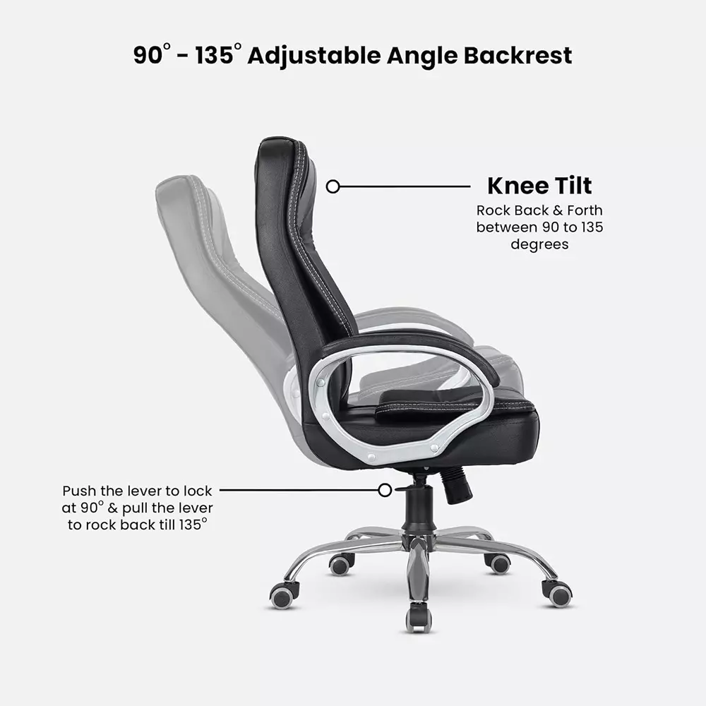 activa-space-executive-office-chair-with-arm-rest-space-high-back-pu-leather-black-white-for-home-office-use