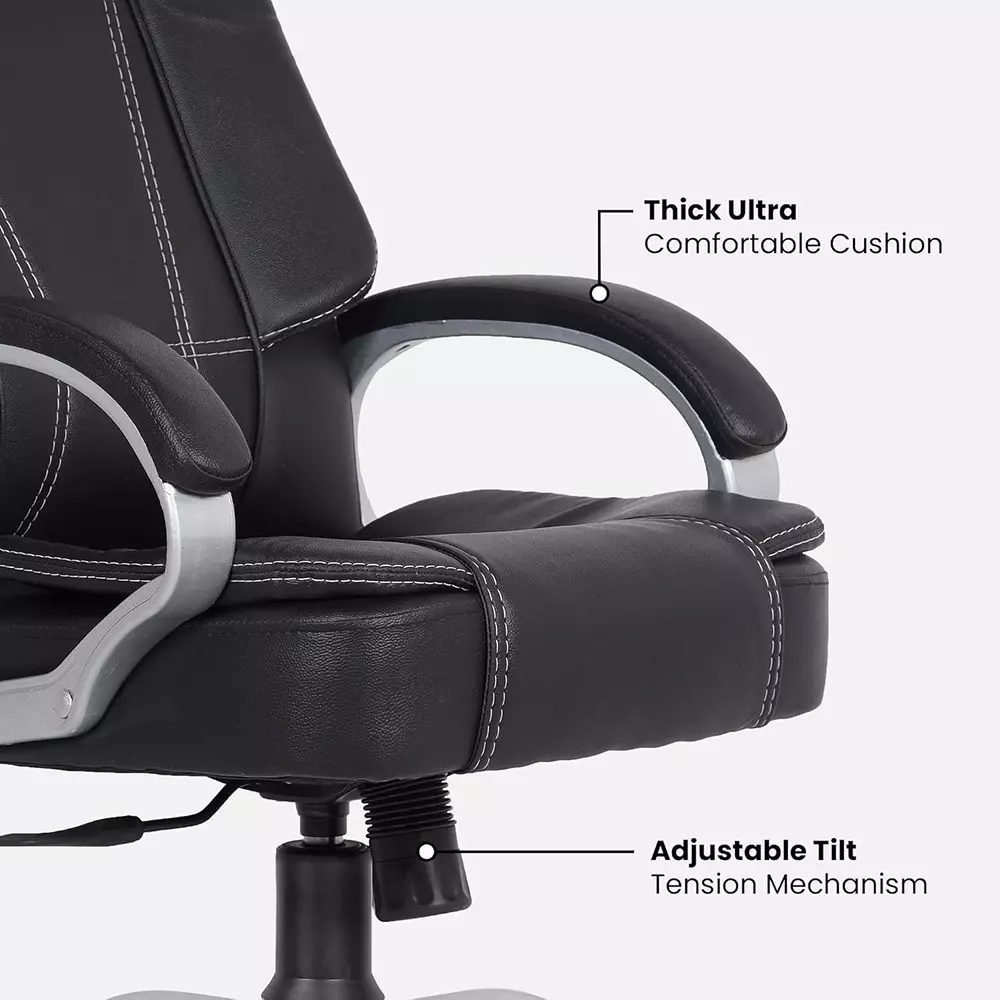 activa-space-executive-office-chair-with-arm-rest-space-high-back-pu-leather-black-white-for-home-office-use