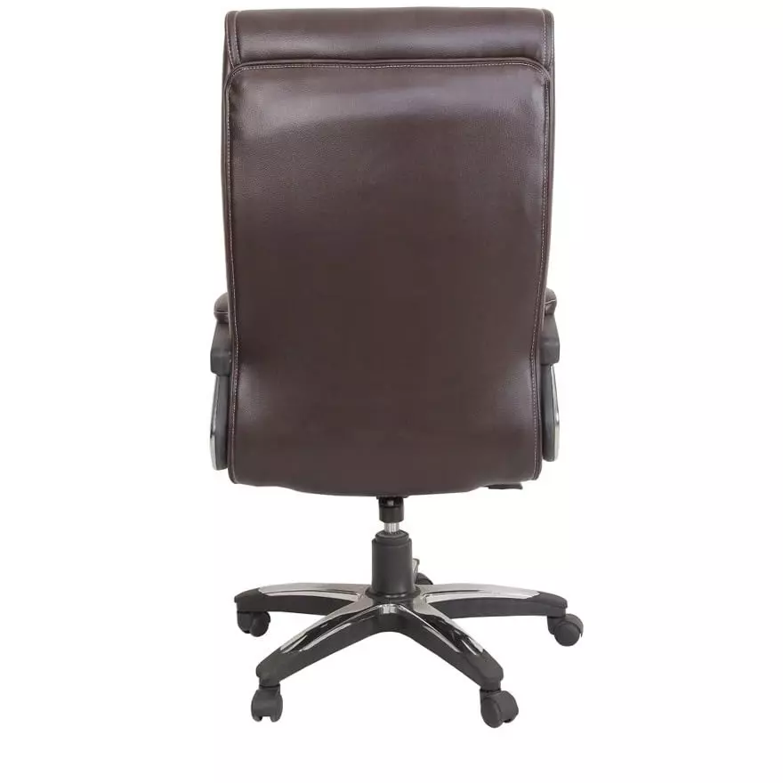 Chair Choice Executive Boss Chair Faux Leather Truffle Brown