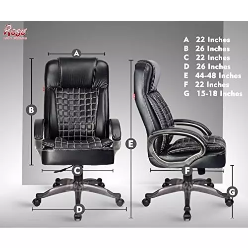 rose-eleganz-revolving-office-chair-with-armrest-high-back-black