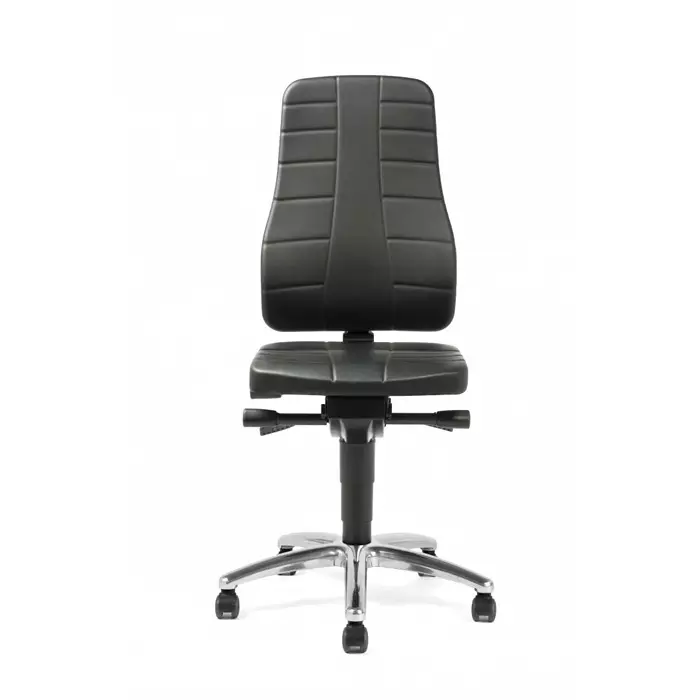 Treston Black Leather Desk Chair 120 Kg Weight Capacity, C40AL-ESD