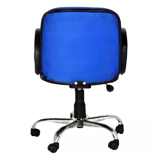 SAHANI Mid Back Office Chair Leatherette Arm Rest Blue 1, SSF-20