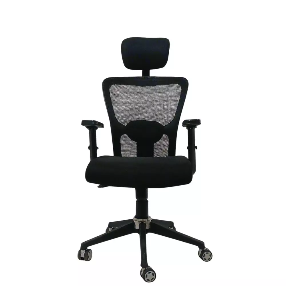 MY CUBICLES Majesty Ergonomic Executive Office Chair High Back Polyurethane Foam Weight Capacity Upto 115 Kg Black, MC0010