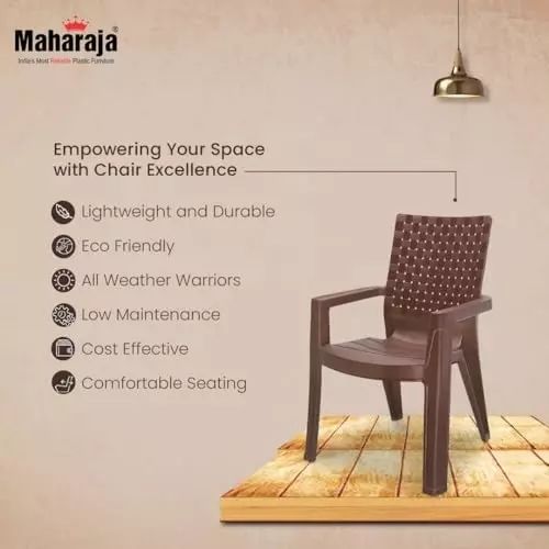 maharaja-heavy-duty-plastic-chairs-up-to-200-kg-weight-capacity-with-arm-rest-brown-pack-of-6-pcs