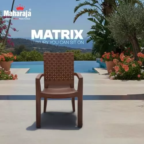 maharaja-heavy-duty-plastic-chairs-up-to-200-kg-weight-capacity-with-arm-rest-brown-pack-of-6-pcs