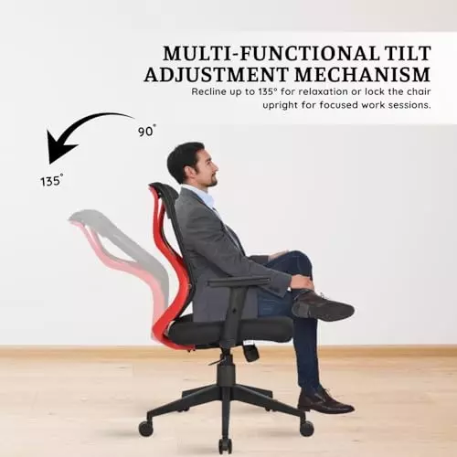 activa-hector-ergonomic-office-chair-with-2d-arm-rest-adjustable-height-medium-back-mesh-fabric-lumbar-support-black-red-for-home-office-use