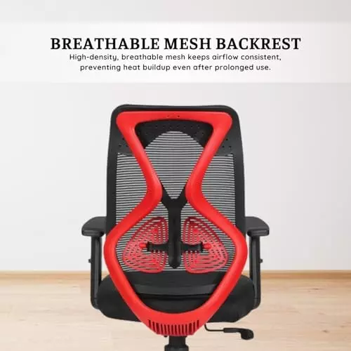 activa-hector-ergonomic-office-chair-with-2d-arm-rest-adjustable-height-medium-back-mesh-fabric-lumbar-support-black-red-for-home-office-use