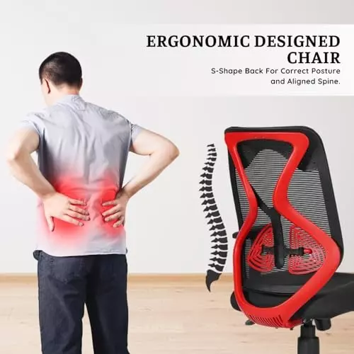 activa-hector-ergonomic-office-chair-with-2d-arm-rest-adjustable-height-medium-back-mesh-fabric-lumbar-support-black-red-for-home-office-use