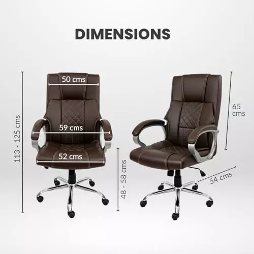 activa-kim-ergonomic-office-chair-with-padded-seat-arm-rest-high-back-premium-leatherette-coffee-for-home-office-use