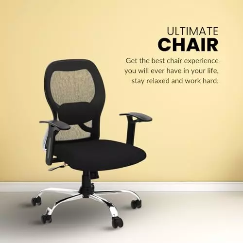 activa-marvel-ergonomic-office-chair-with-cushioned-seat-arm-rest-medium-back-mesh-fabric-lumbar-support-black-for-home-office-use