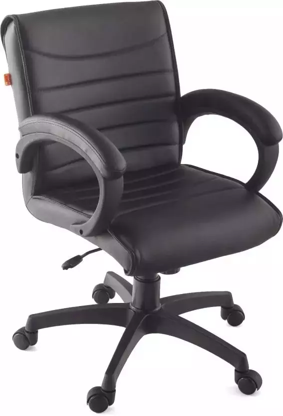 Ib basics Poseidon Medium Back Leatherette Ergonomic Office Executive Chair