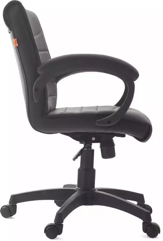 Ib basics Medium Back Leatherette Ergonomic Office Executive Chair Black, Ergo016