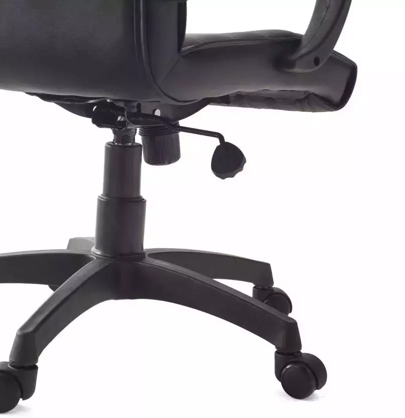 Ib basics Medium Back Leatherette Ergonomic Office Executive Chair Black, Ergo016