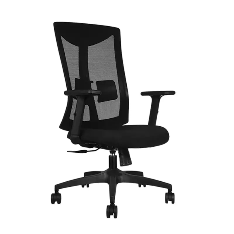 Rose Henley Ergonomic Office Chair Mid Back Black India