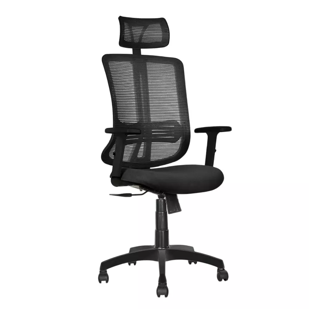 Rose Wave Ergonomic Office Chair ‎High Back Black India