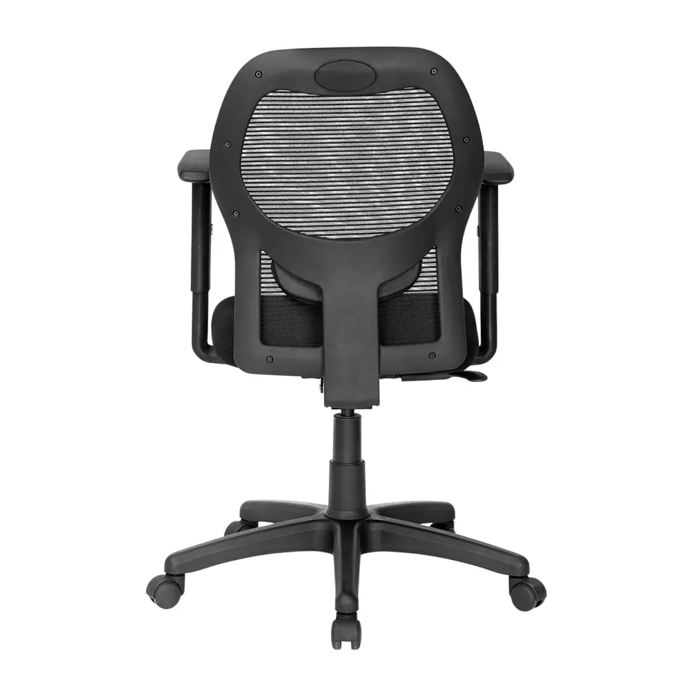 SAHANI Matrix Medium Back Revolving Chair Fabric Arm Rest Black, SSF-13