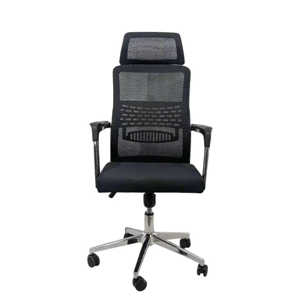 MY CUBICLES Empyrean Ergonomic Office Chair High Back Polyurethane Foam Weight Capacity Upto 125 Kg Black, MC0056