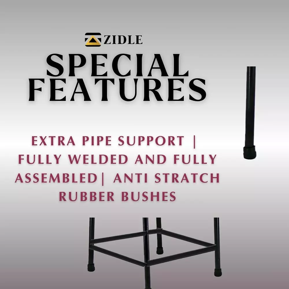 Zidle Bloom Dining Chair Set Faux Leatherette Solid Back Brown for Living Room, Dining, Restaurant, Study, Balcony, Kitchen (Pack of 4)