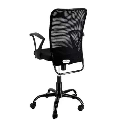 NEWTURN Sigma Office Chair 457 mm (18 inch) Mesh Material 5 Wheel Black