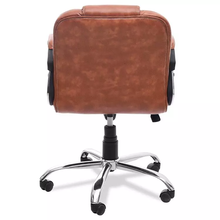 Ib basics Light Brown Leatherette Office Executive Chair