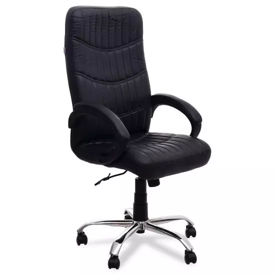 Buy ERGO Black Leatherette Casadorna Elite Ergonomic Big & Tall Office Executive Chair 49 mm from Industrybuying.com