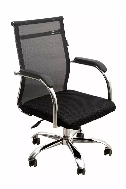 Buy ERGO Black Mesh Executive Revolving Chair 38 mm from Industrybuying.com