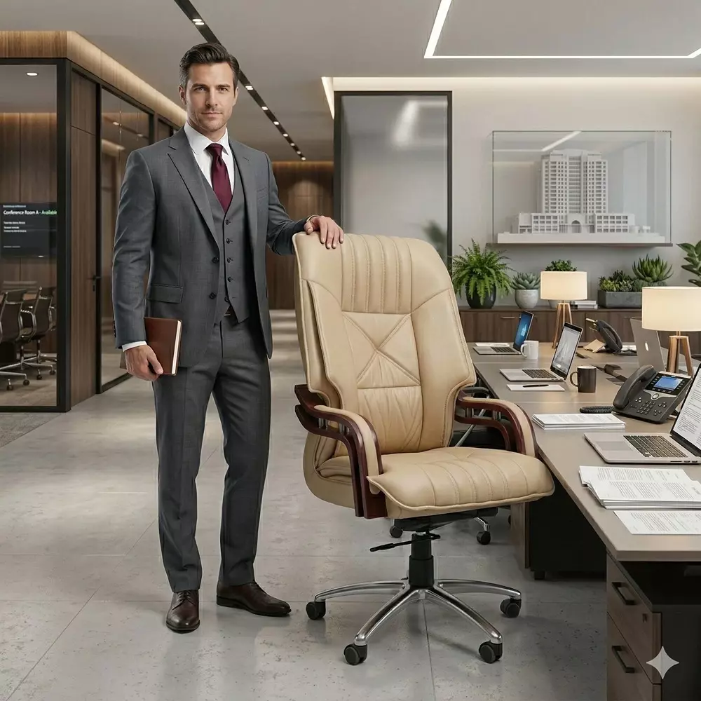 cozy-cub-arm-rest-supreme-elegant-double-cushion-boss-office-chair-leatherette-60x66x134-cm-high-back-off-white-for-office-home-cc-403