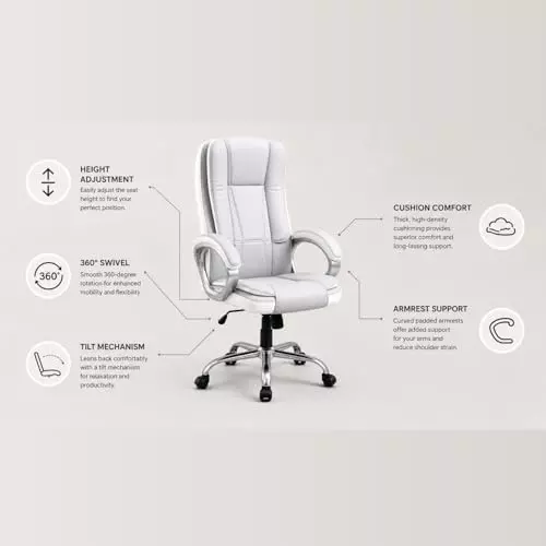 activa-venture-ergonomic-office-chair-with-arm-rest-high-back-leatherette-pu-foam-white-grey-for-home-office-use
