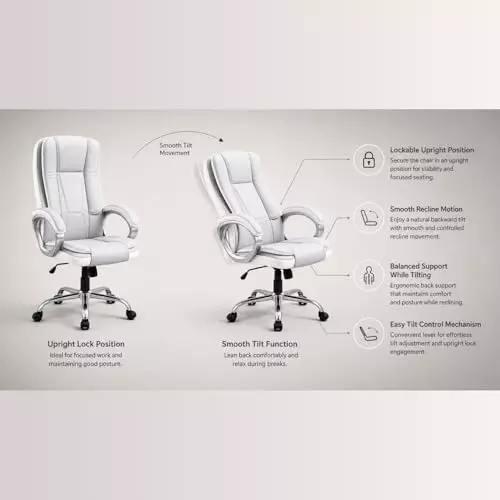 activa-venture-ergonomic-office-chair-with-arm-rest-high-back-leatherette-pu-foam-white-grey-for-home-office-use