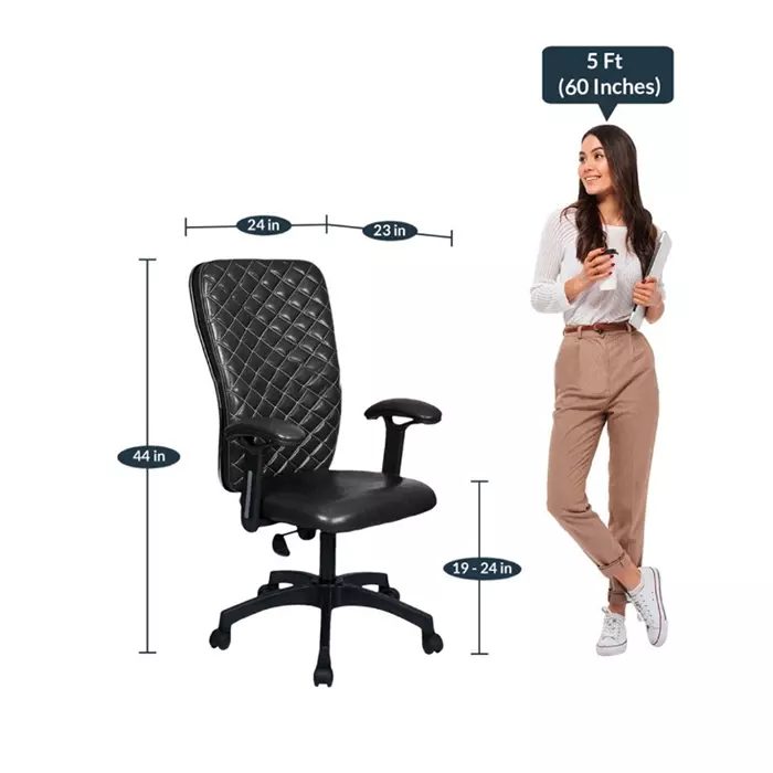 Modern India Seating MIS540 Leatherette Office Chair