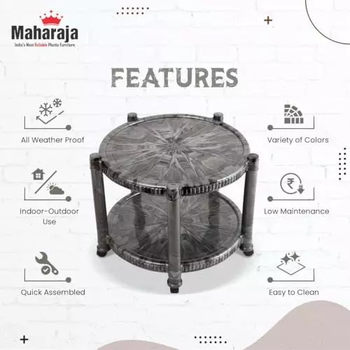 maharaja-t-5-center-trolley-table-plastic-round-shape-weather-proof-silver