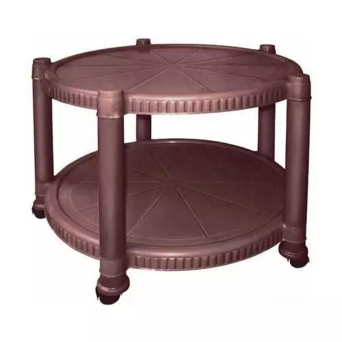 maharaja-t-5-center-trolley-table-plastic-round-shape-weather-proof-brown