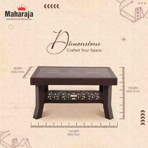 maharaja-polo-plastic-center-table-rectangular-shape-60x90x46-cm-brown