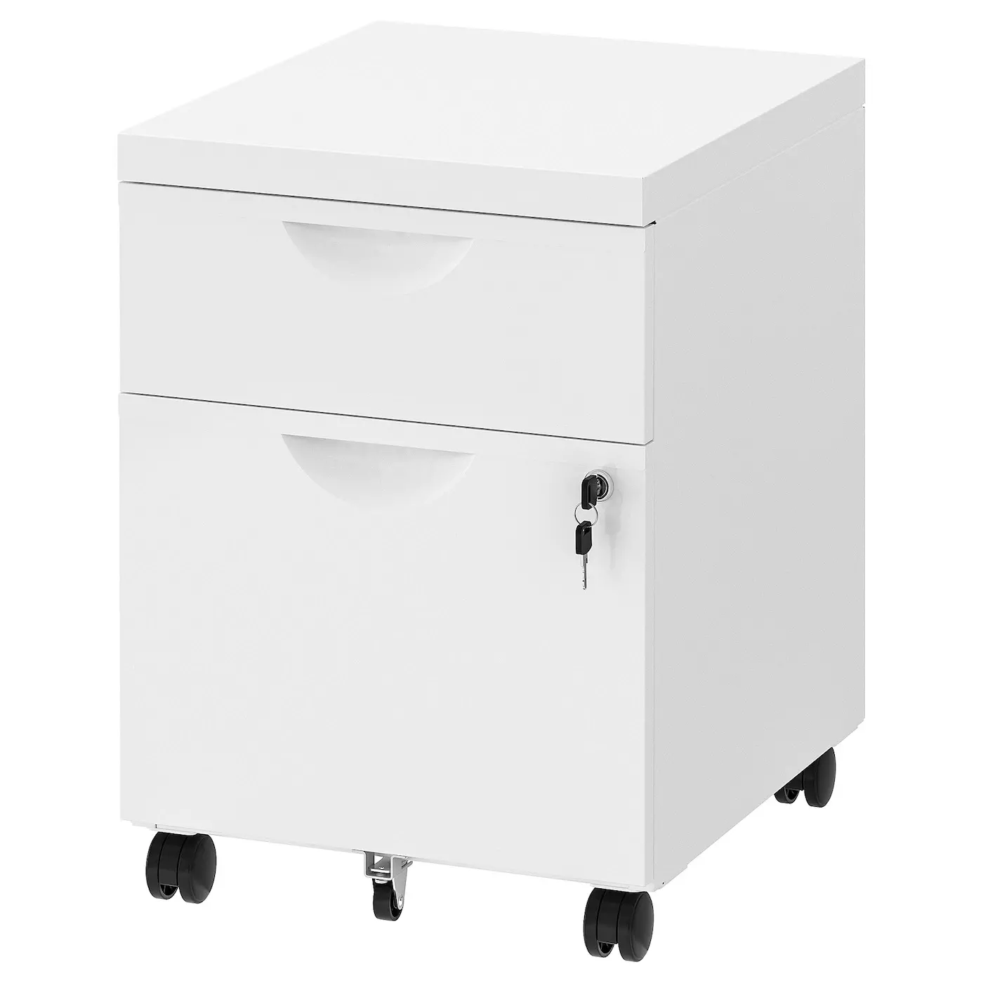 Buy Ikea Erik Drawer Unit on Castor with 2 Drawer (White) Online in