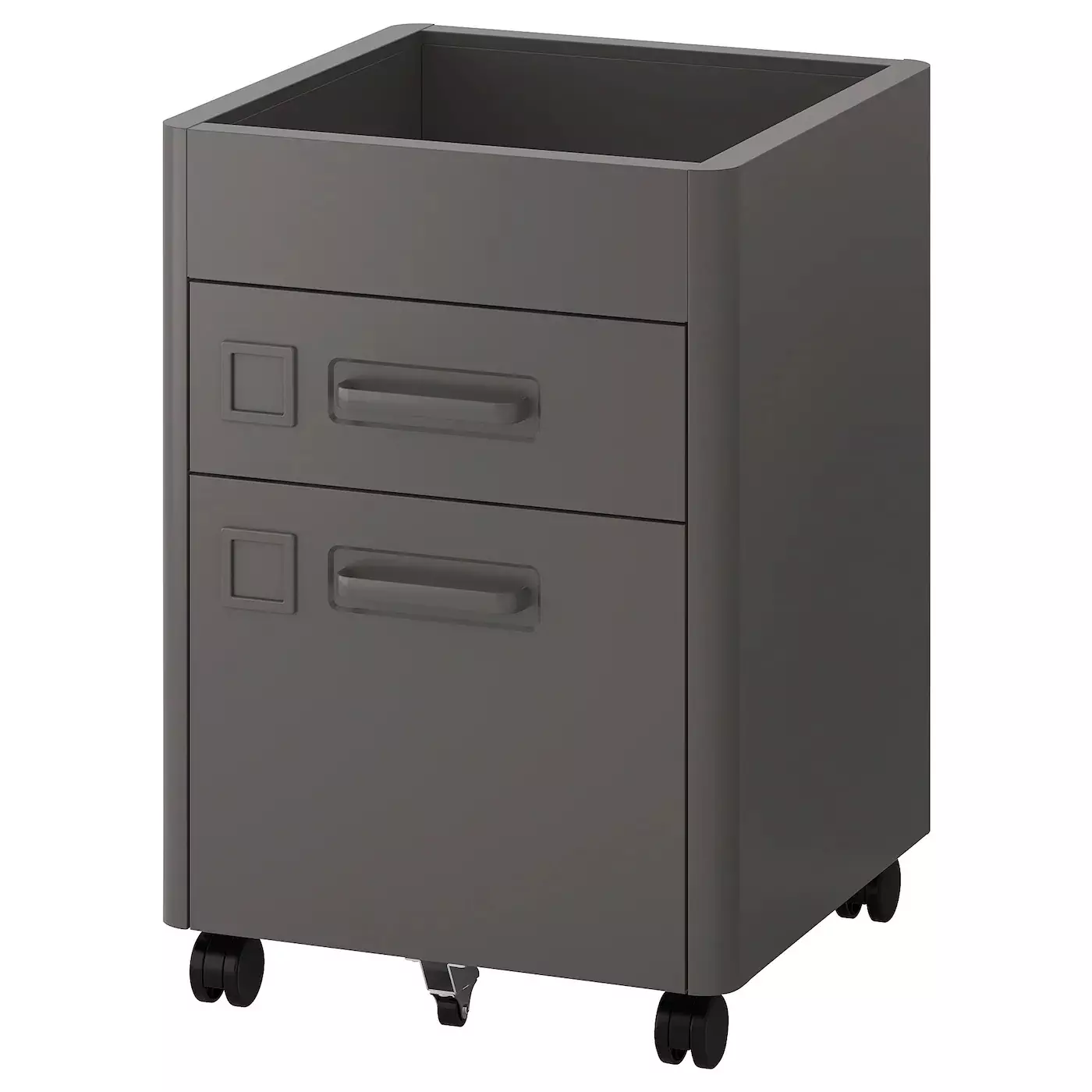 Buy Ikea Idasen Drawer Unit on Castor with 2 Drawer (Dark Grey) Online
