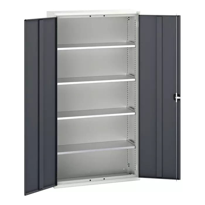 Bott 2 Door Sheet Steel Floor Standing Cupboard 1050x350x2000 mm, 16926219.19