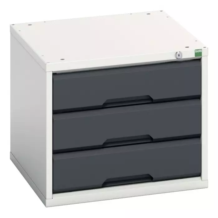 Bott 3 Drawer Sheet Steel Floor Standing Cabinet 525x550x450 mm, 16925001.19