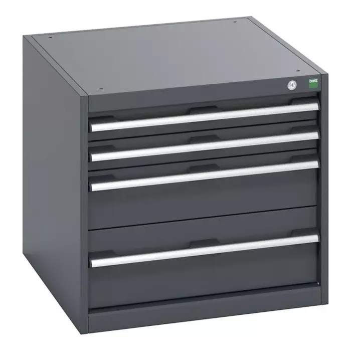 Bott 4 Drawer Sheet Steel Floor Standing Cabinet 650x750x600 mm, 40027100.77v
