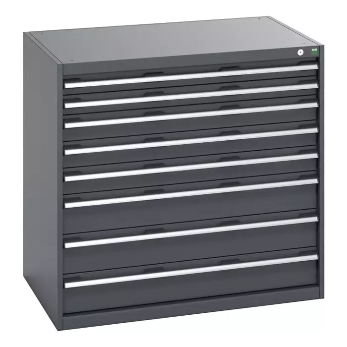 Bott 8 Drawer Sheet Steel Floor Standing Cabinet 1050x750x1000 mm, 40029025.77V