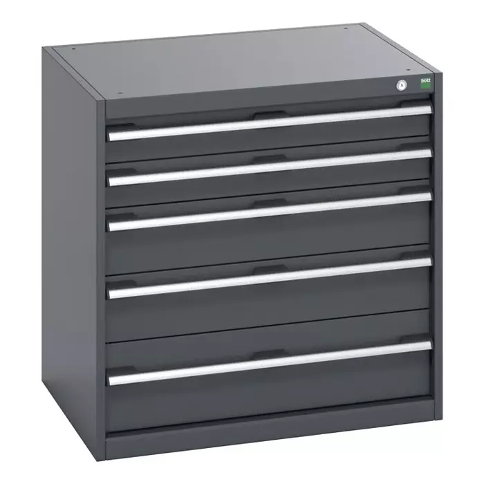 Bott 5 Drawer Sheet Steel Floor Standing Cabinet 800x650x800 mm, 40020025.77v