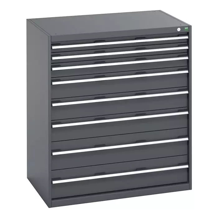 Bott 8 Drawer Sheet Steel Floor Standing Cabinet 1050x750x1200 mm, 40029031.77V