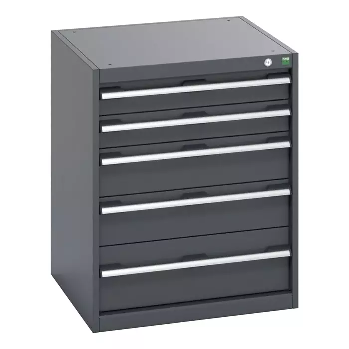 Bott 5 Drawer Sheet Steel Floor Standing Cabinet 650x650x800 mm, 40019035.77v