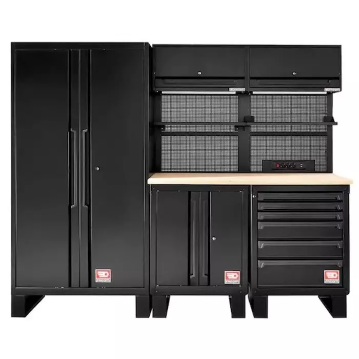 Facom 4 Door, 7 Drawer Metal Floor Standing Tool Cabinet, 2450mm, RWS2-9BS