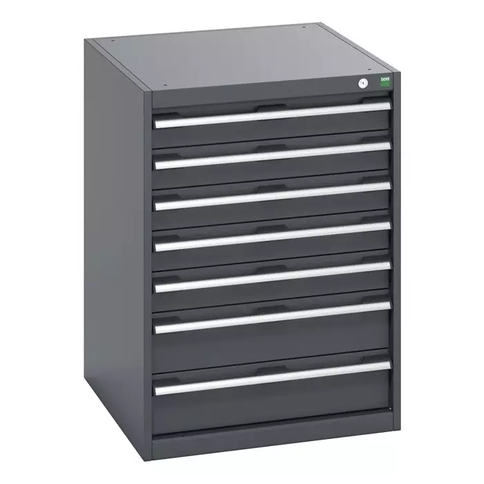 Bott 7 Drawer Sheet Steel Floor Standing Cabinet 650x750x900 mm, 40027090.77v
