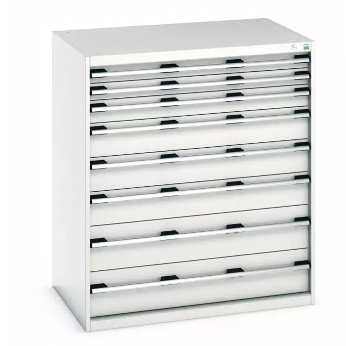 Bott 8 Drawer Sheet Steel Floor Standing Cabinet 1050x750x1200 mm, 40029031.16V