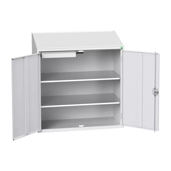 Bott 2 Door 1 Drawer Sheet Steel Floor Standing Cupboard 1050x550x1130 mm, 16929213.16