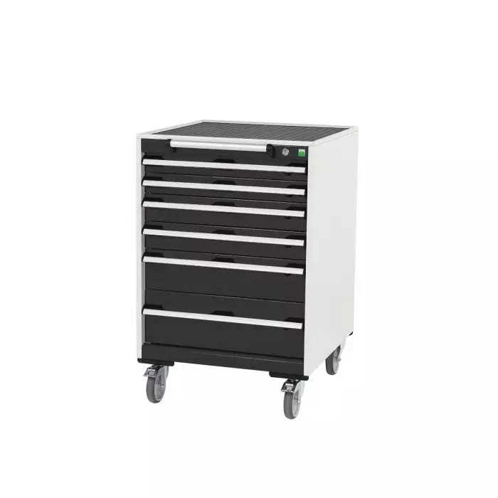 Bott 6 Drawer Sheet Steel Floor Standing Cabinet 650x650x985 mm, 40402035.19V