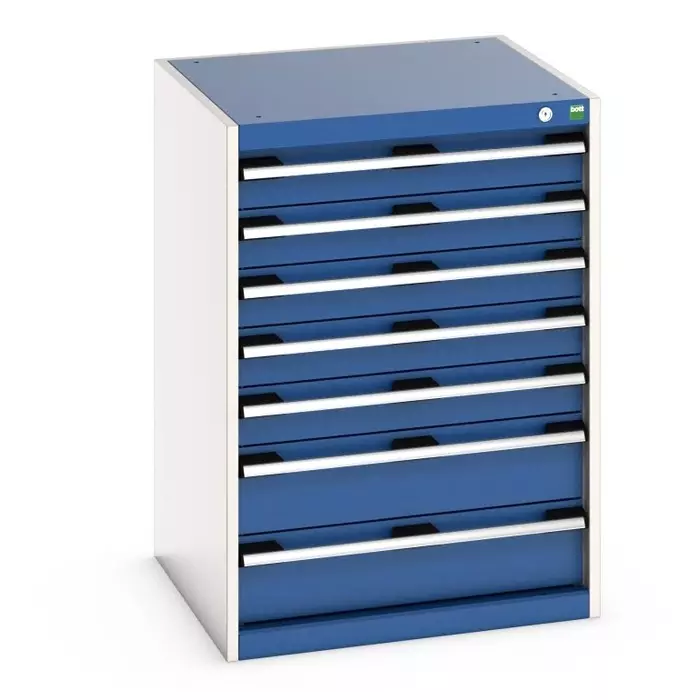 Bott 7 Drawer Sheet Steel Floor Standing Cabinet 650x650x900 mm, 40019051.11V