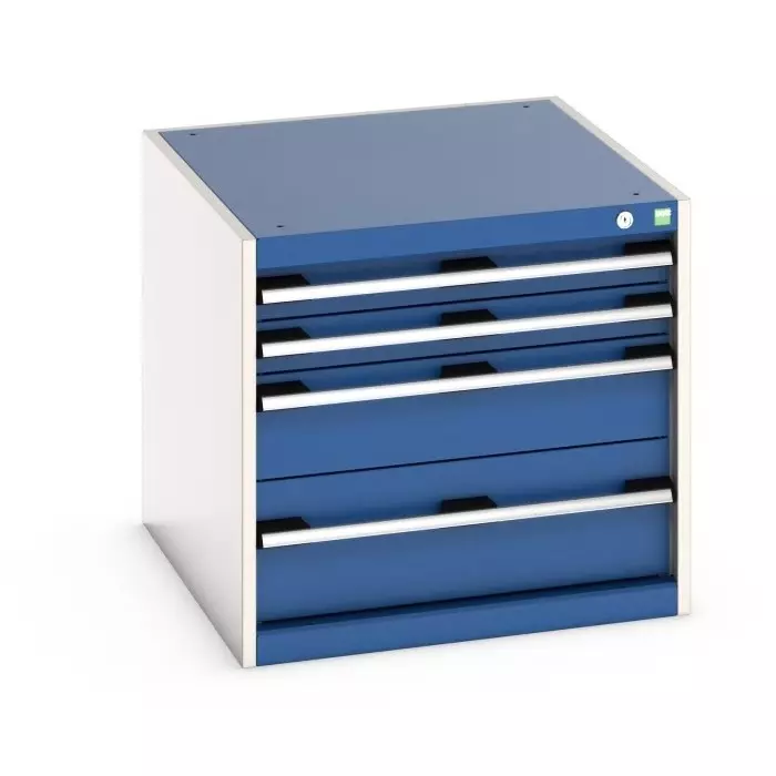Bott 4 Drawer Sheet Steel Floor Standing Cabinet 650x750x600 mm, 40027100.11V